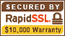 Logo Rapid SSL Entidad Certificadora del sitio